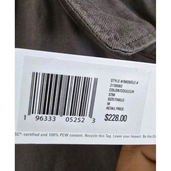 Outerknown Jumpsuit Size M Dark Gray S.E.A. Sea Suit Coveralls Linen Blend New - Picture 4 of 8